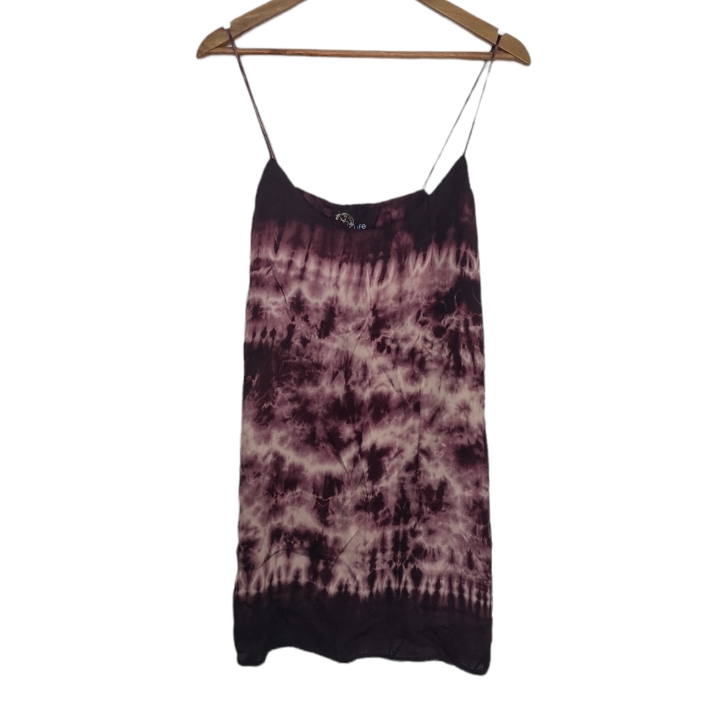 Blue Life Christy Short Slip Tie Dye Mini Dress Size S - Picture 5 of 10